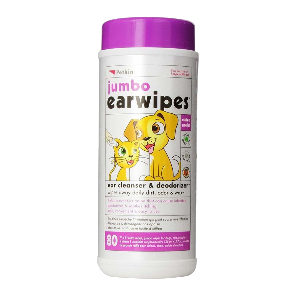 PETKIN JUMBO EAR WIPES