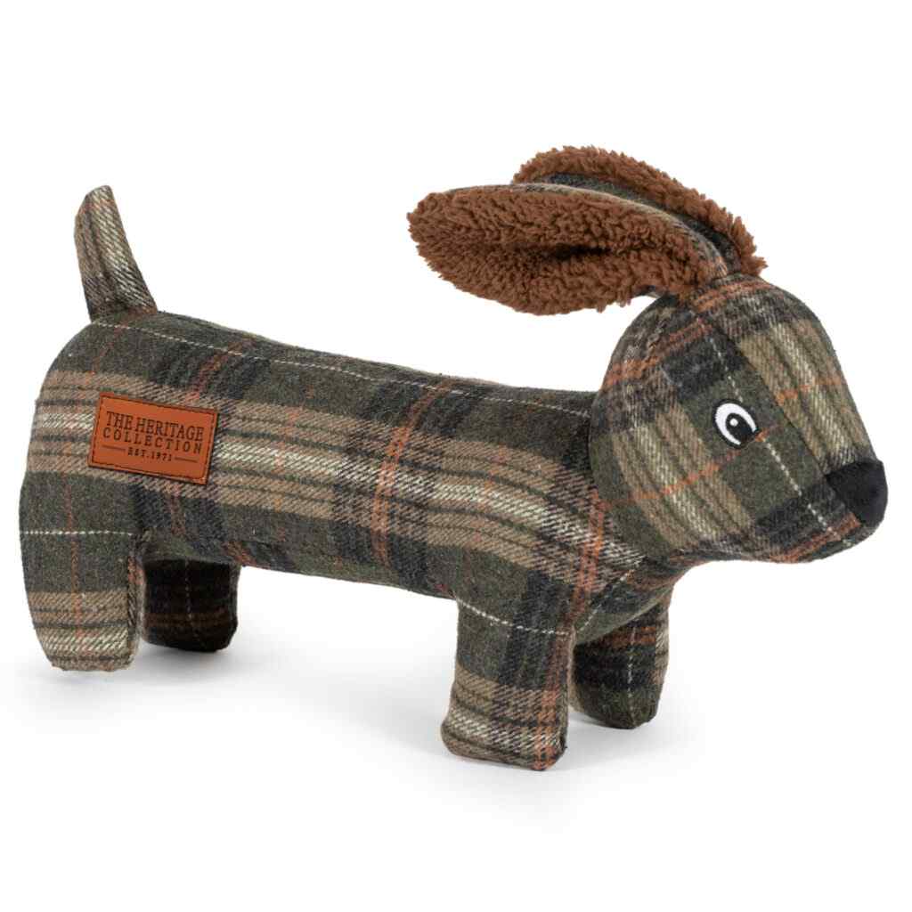 DOG TOY HERITAGE TWEED HARE