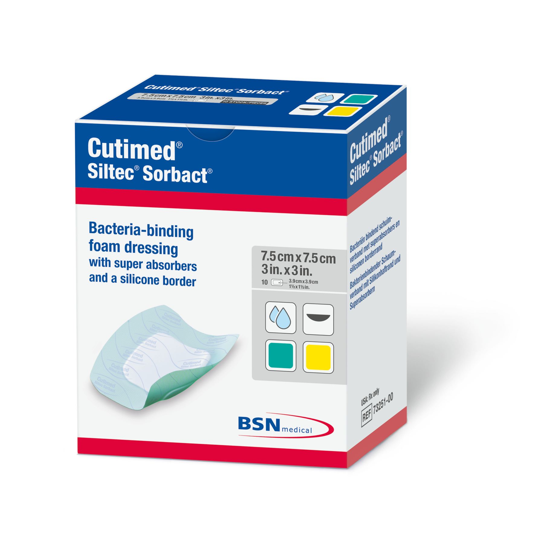 Cutimed Siltec Sorbact Dressing