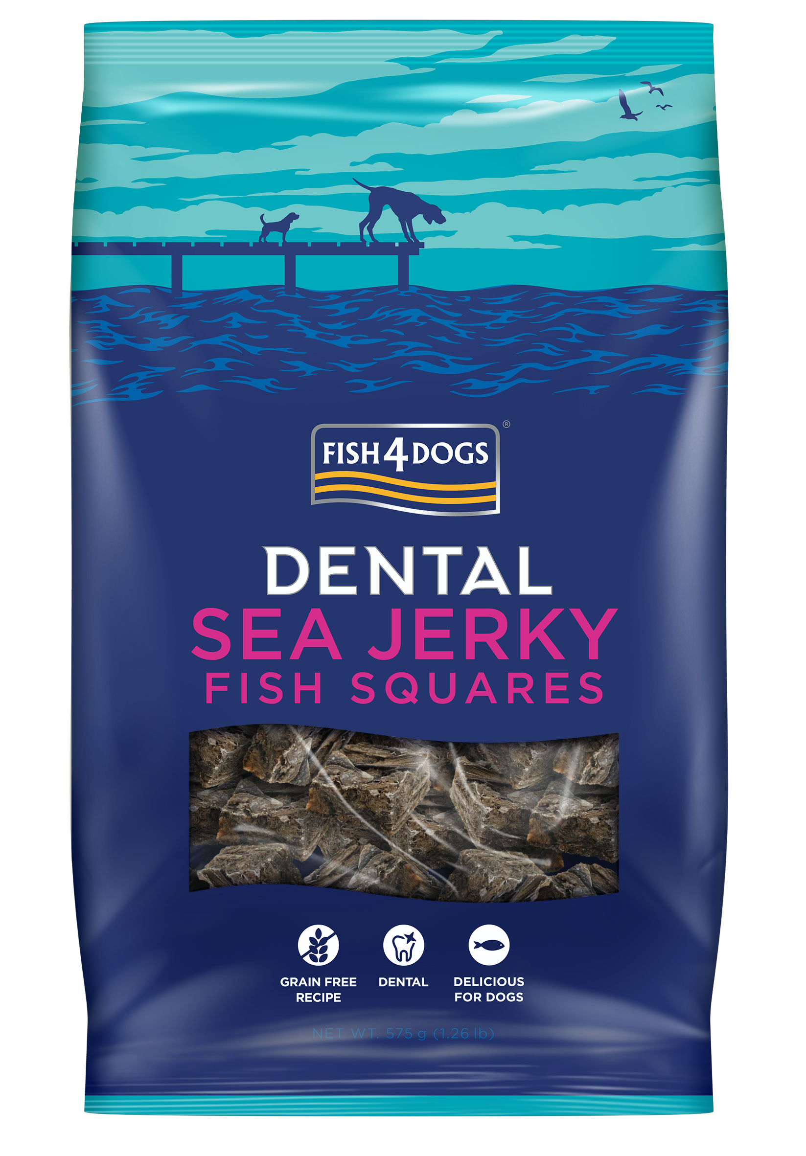 Fish4Dogs Sea Jerky Fish Squares