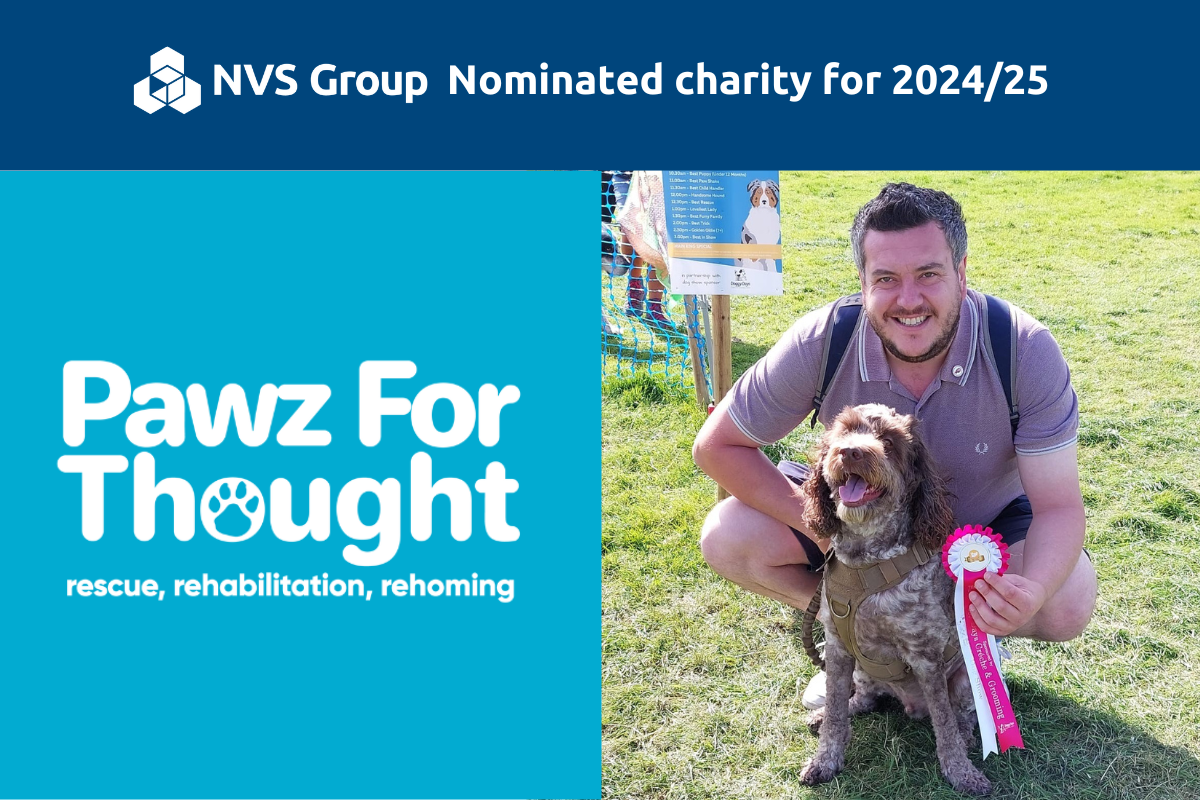 Pawz For Thought – our NVS Group nominated charity for 2024/25