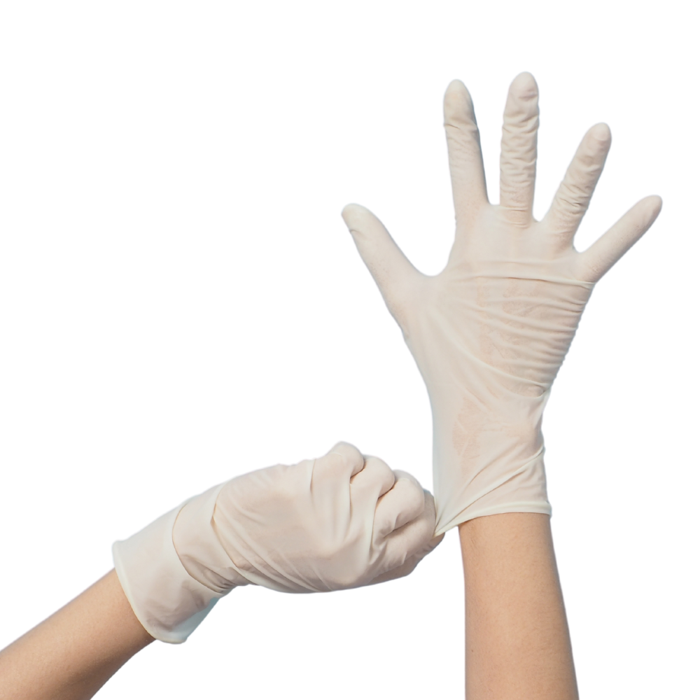 Latex Exam Gloves Powder Free