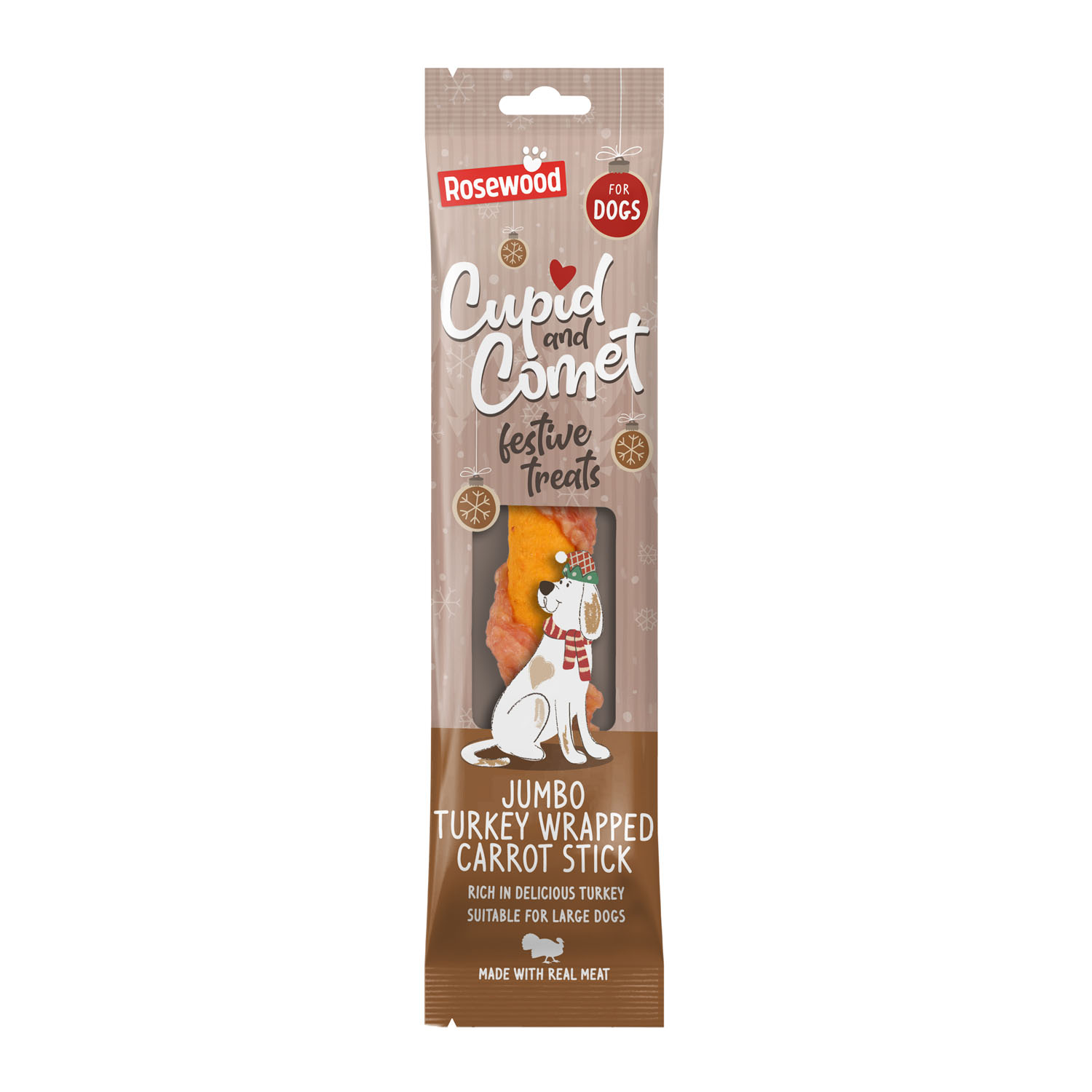 Xmas XL Turkey Wrapped Carrot Stick