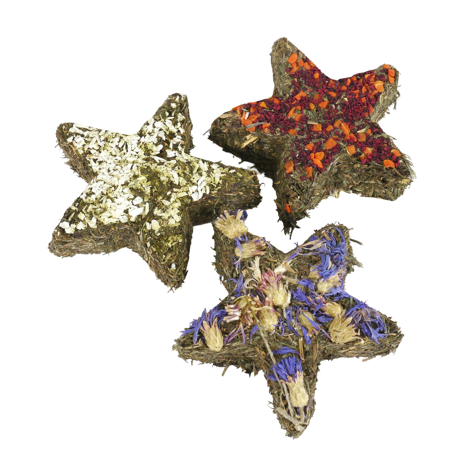 Xmas Natural Herb ‘N’ Hay Star Trio